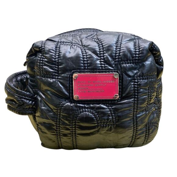 Marc Jacobs Standard Supply Workwear Quilted Logo Cosmetic Cube Travel Bag - Picture 8 of 8